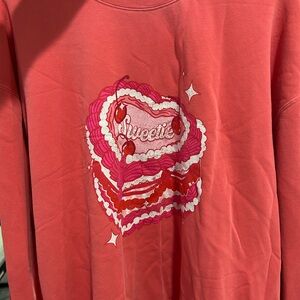 Red Sweetie Graphic Sweatshirt